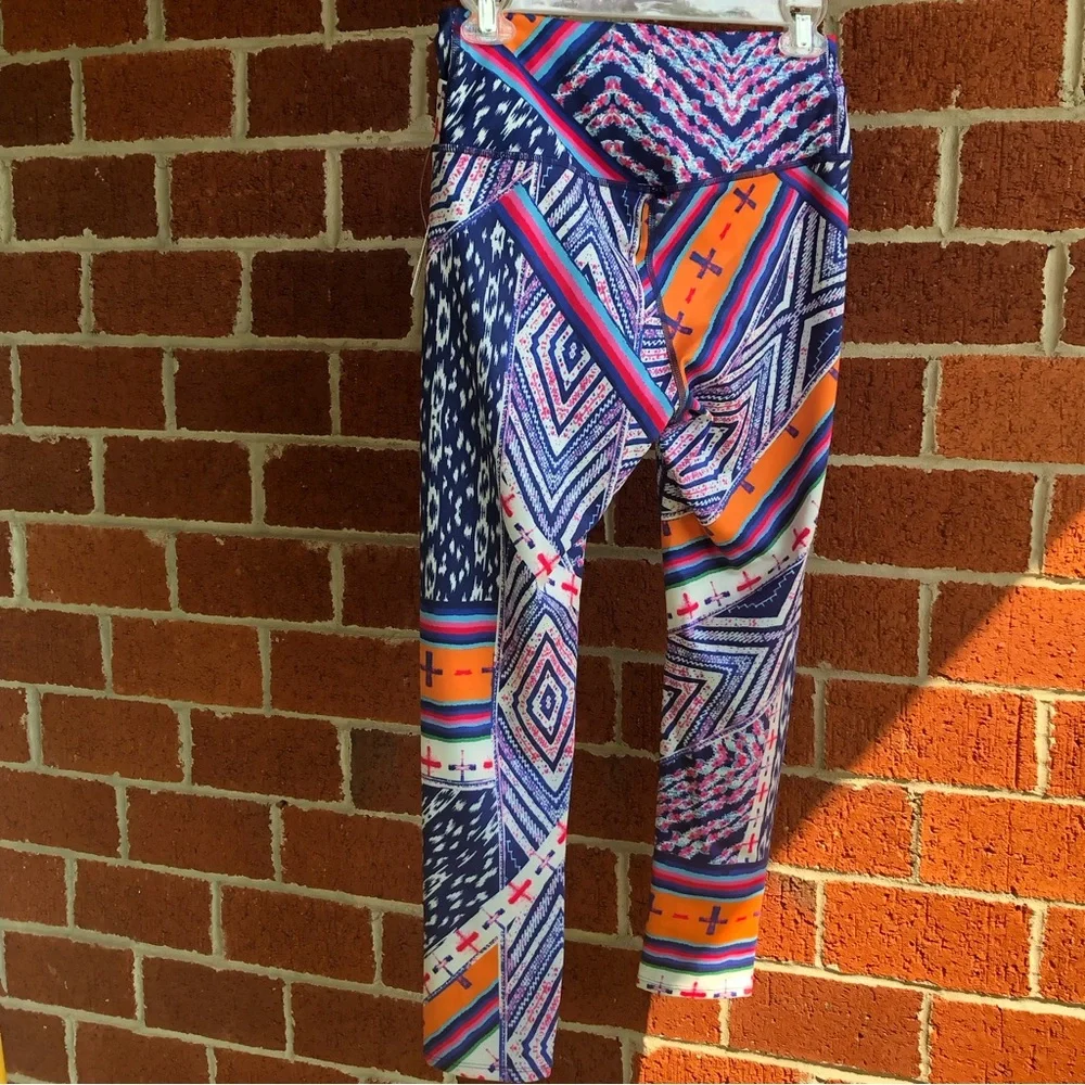 Free People Movement Ashford High Rise Lose Control Leggings Sz M —#038 - Picture 6 of 16